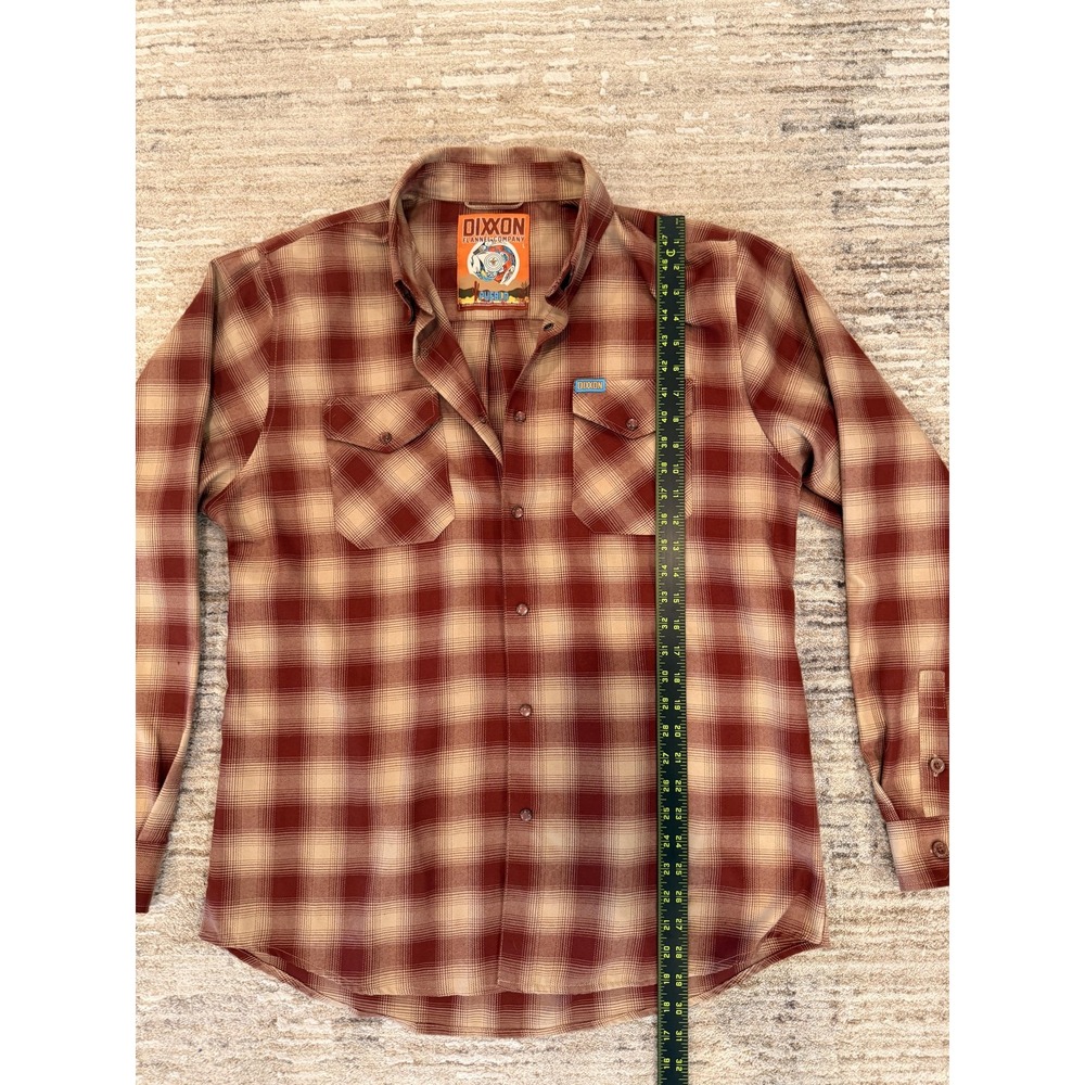 Dixxon Flannel Company Shirt Mens Plaid Pueblo Pearl Snap Button Long Sleeve L - Picture 12 of 16